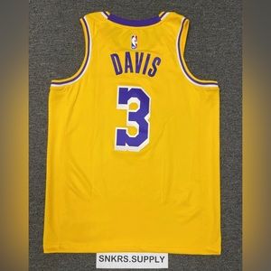 Nike x Anthony Davis Los Angeles Lakers Swingman Jersey Men's Size M 44